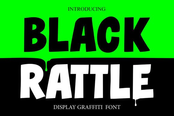 Black Rattle: A Bold Display Font for Urban Campaign Energy
