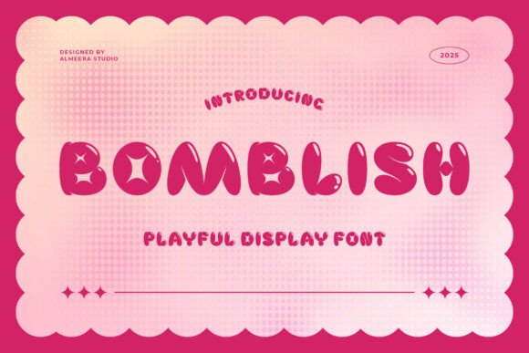Bomblish: A Playful Display Font for Bold Web Design