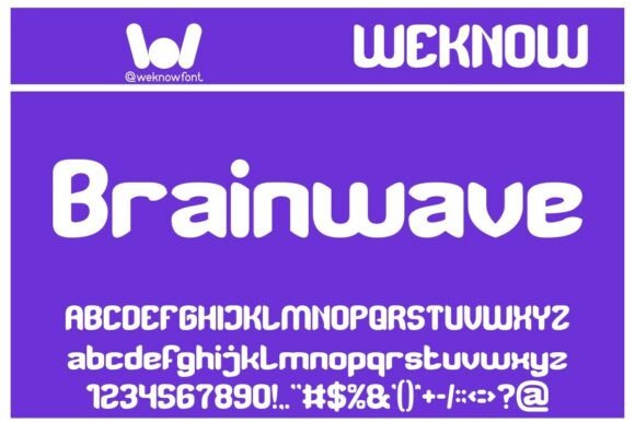 Brainwave: A Playful Display Font for Editorial Design