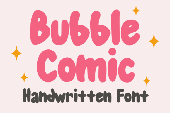 Bubble Comic: A Playful Display Font for Small Business Branding