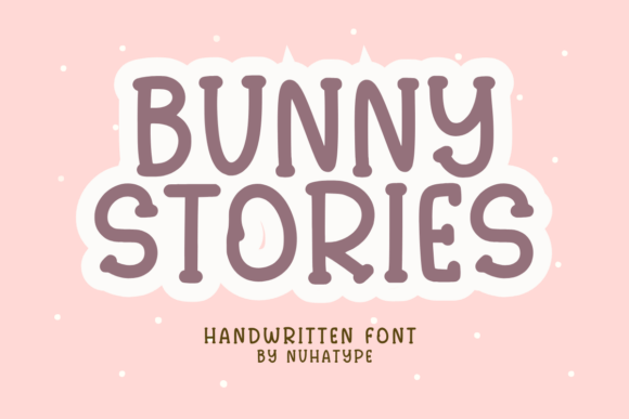 Bunny Stories: A Handwritten Font for Web Design Projects