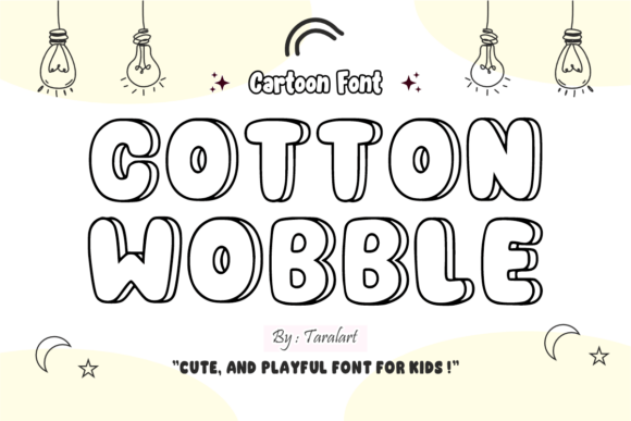 Cotton Wobble Brings Playful Personality to Modern Marketing Fonts