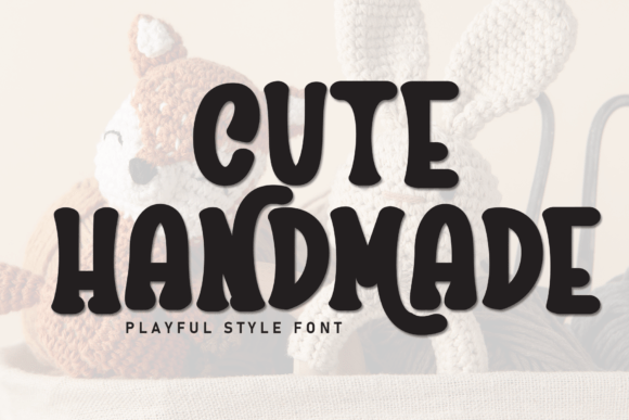 Cute Handmade: A Playful Display Font for Editorial Design