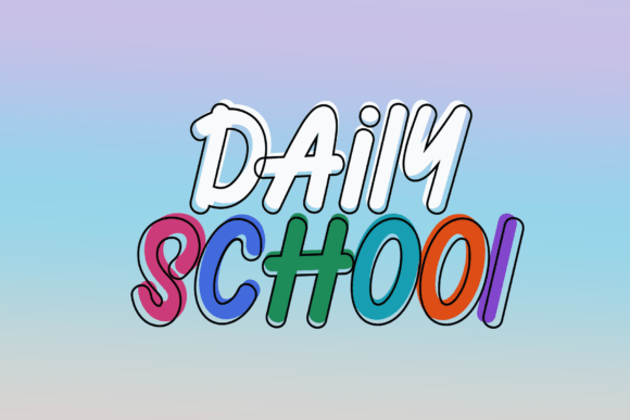 Daily School: A Handwritten Font for Modern Web Design
