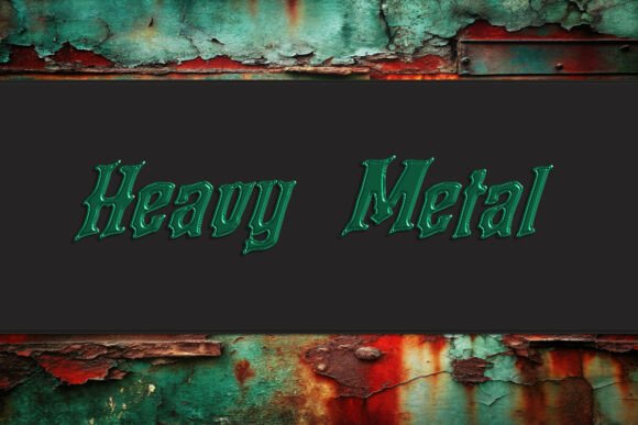 Heavy Metal Font: A Display Typeface for Bold Marketing Visuals
