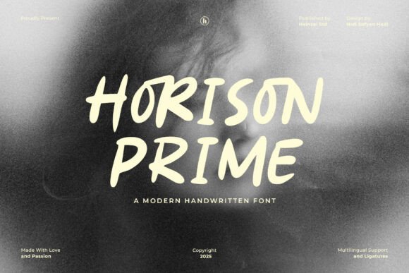 Horison Prime: A Bold Handwritten Font That Brings Personality to Brand Design
