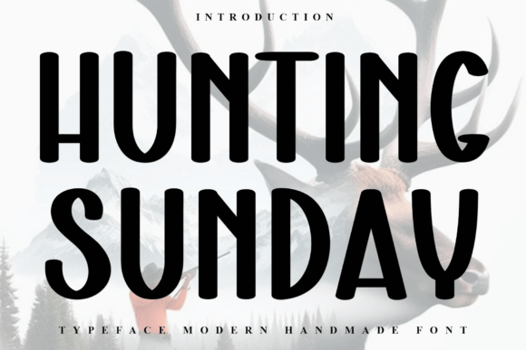 Hunting Sunday: A Display Font for Digital Design