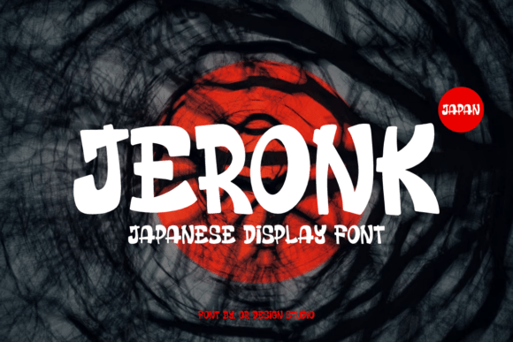 Jeronk Font Review: An Asian-Style Display Typeface for Bold Branding