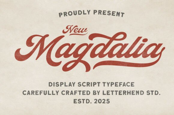Magdalia Font: A Vintage Script That Elevates Your Brand Identity