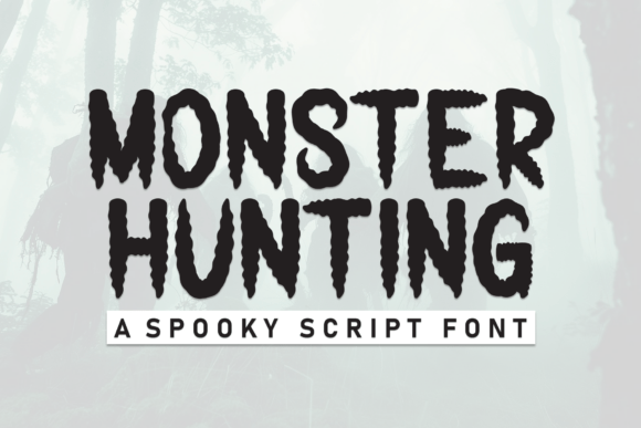 Monster Hunting: A Playful Display Font for Standout Branding