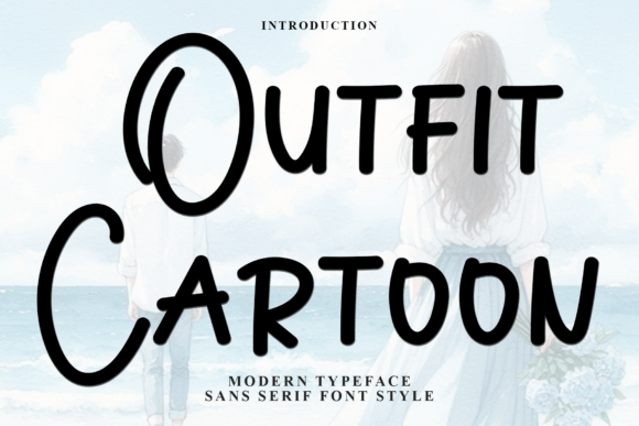 Outfit Cartoon: A Display Font That Brings Festive Campaigns to Life
