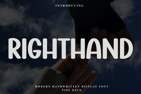 Righthand: A Warm and Playful Font for Digital Branding