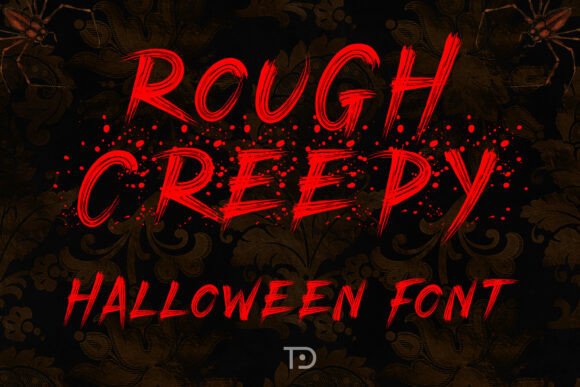Rough Creepy Font: Scratchy Horror for Editorial Design