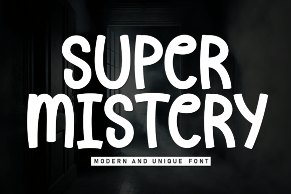 Super Mistery Font: Whimsical Handwritten Display for Crafters