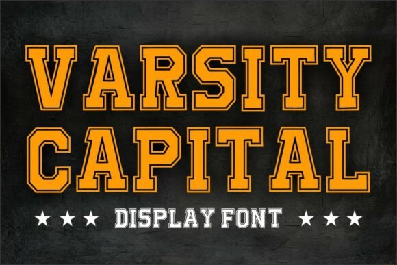 Varsity Capital: A Display Font That Gives Your Small Business a Polished, Memorable Look
