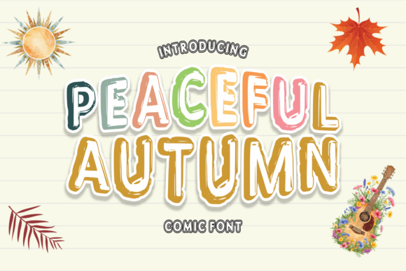 Why Peaceful Autumn Is the Display Font Your Brand Has Been Waiting For